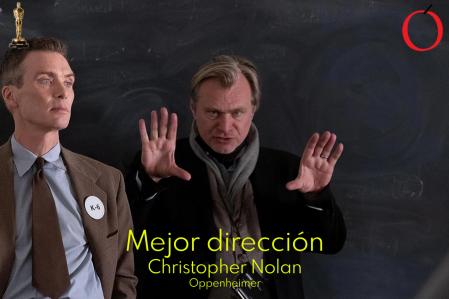 Christopher Nolan gana el premio a Mejor Dirección por ‘Oppenheimer’.