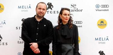 Foto: (EFE) El director Valdimar Johansson junto a la actriz sueca Noomi Rapace durante la presentación de la película en el Festival de Cine Fantástico de Sitges.