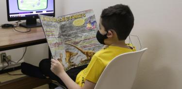 Foto: Neurofeedback en proceso en un niño de ocho años con hiperactividad