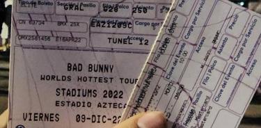 Miles de boletos falsos, clonados o revendidos se reportaron en el concierto de Bad Bunny
