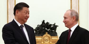 Cordialidad en el encuentro de Vladimir Putin y Xi Jinping en el Kremlin