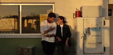 Santiago y Mariana Arriaga, durante las grabaciones de la película ‘A cielo abierto’