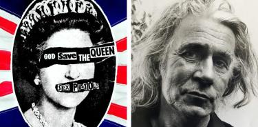 Reid firmó la portada del célebre sencillo “God Save The Queen”