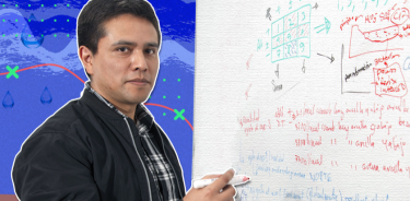 José Iván Morales Arredondo ingresó al Instituto de Geofísica a la edad de 36 años, es uno de los investigadores más jóvenes enfocados en el estudio del agua subterránea y su calidad.