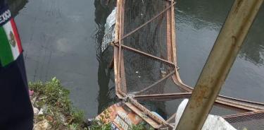 Desplome de puente peatonal en Edomex deja un saldo de 13 heridos