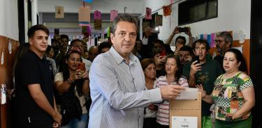 Sergio Massa vota en Tigra la ciudad del conurbado bonaerense donde fue alcalde