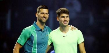 Alcaraz, número dos del mundo, ya le tomó el modo a Djokovic