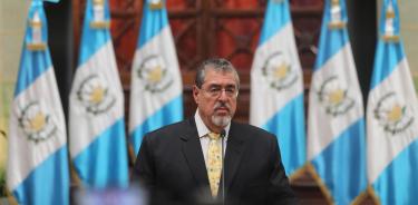 El presidente de Guatemala, Bernardo Arévalo de León,