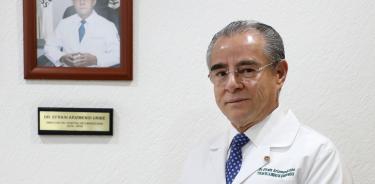 Doctor Efraín Arizmendi Uribe, titular de la Unidad de Atención Médica y Cardiólogo Intervencionista del IMSS habló de la importancia de las salas de hemodinamia