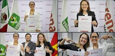 Morena registra a sus candidatos por ocho alcaldías