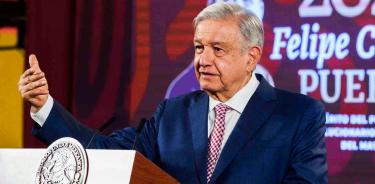 El presidente Andrés Manuel López Obrador, este viernes en Palacio Nacional/CUARTOSCURO/