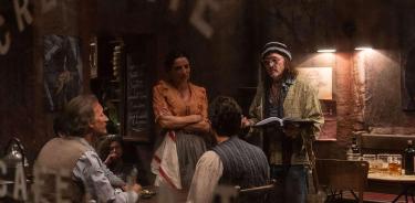 Imagen de Johnny Depp en el rodaje de 'Modì'
