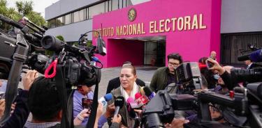 Guadalupe Taddei, consejera presidenta del INE, confía en que los candidatos que soliciten protección contarásn con ésta/