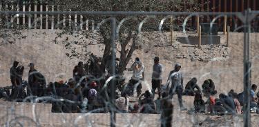 Migrantes en la frontera con EU, en Ciudad Juárez