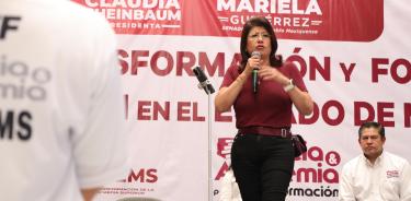 La candidata al Senado, Mariela Gutiérrez, reiteró en Toluca que los objetivos para mejorar la educación serán prioridad/