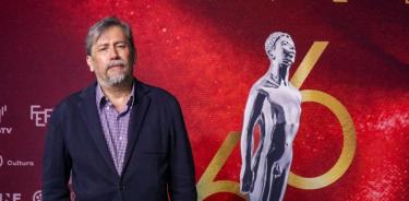 Armando Casas en el encuentro con nominados de los Premios Ariel