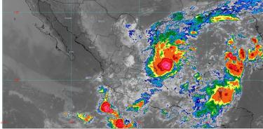 Para este sábado, se pronostican lluvias intensas en el sureste de México, acompañadas de vientos fuertes en zonas costeras