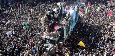 Estampida durante funeral del general iraní Soleimani causa al menos 40 muertos