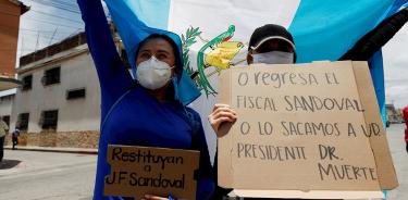 Indignación en Guatemala tras la destitución y exilio del fiscal anticorrupción
