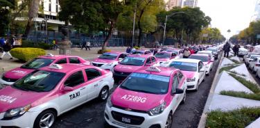 Taxistas desquician el centro de la CDMX
