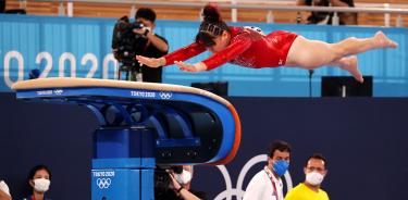 Alexa Moreno consigue histórico cuarto sitio olímpico en salto de potro