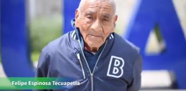 Con 84 años de edad, Don Felipe se gradúa como ingeniero