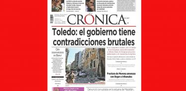 Descarga la edición impresa de Crónica, jueves 6 de agosto