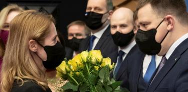 Kaja Kallas se convierte en la primera mandataria mujer de Estonia