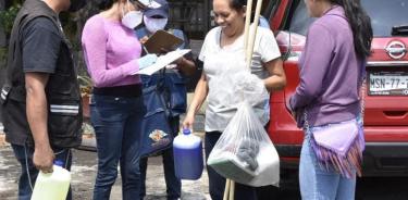 Integran censo en Iztapalapa por intensas lluvias