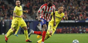 Atlético de Madrid venció 3-1 a Villarreal y ya es tercero