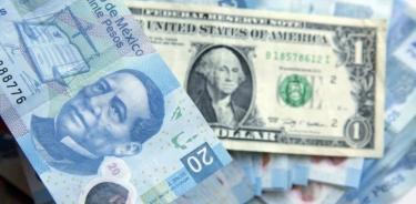 Peso mexicano se fortalece ante el dólar