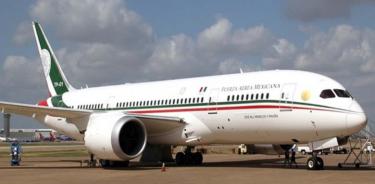 Avión presidencial regresará a México para su resguardo y venta
