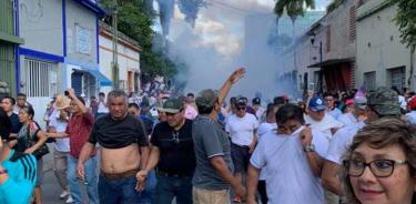 Yucatán, informe de gobierno con gases lacrimógenos