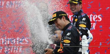 Checo Pérez tercero en el Gran Premio de Francia, Red Bull hizo el 1-3
