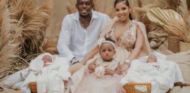 Usain Bolt y Kasi Bennett publican el nacimiento de sus gemelos