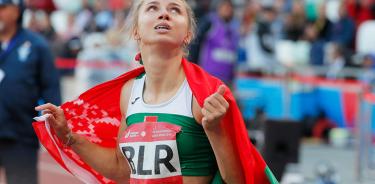 Atleta bielorrusa pide asilo en Tokio para no regresar, por temor a Lukashenko