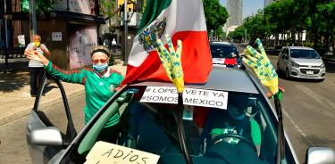 Nueva caravana automotriz contra AMLO en la CDMX