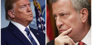 Alcalde de ciudad de Nueva York llama hipócrita a Donald Trump