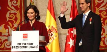 Juan Guaidó recibe las Llaves de Oro de Madrid