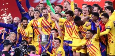 Barcelona termina sequía de casi dos años, ganó la Copa del Rey