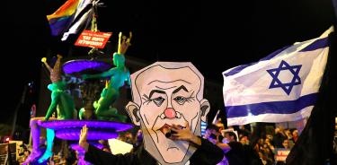 Miles de israelíes se manifiestan de nuevo contra Netanyahu
