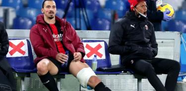 Zlatan Ibrahimovic, líder de goleo está lesionado, baja tres semanas