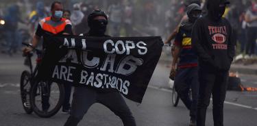 ONU denuncia “uso excesivo de la fuerza” de la policía en la represión en Colombia
