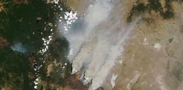 Gigante incendio en Oregón y California quema 157 mil hectáreas y crea su propio clima