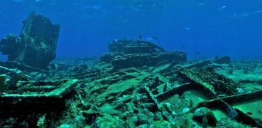 Recorre los barcos hundidos en el Caribe mexicano de la mano del INAH