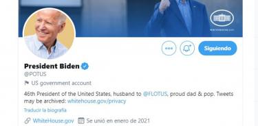 “No hay tiempo que perder”, asegura Biden en su primer tuit como presidente