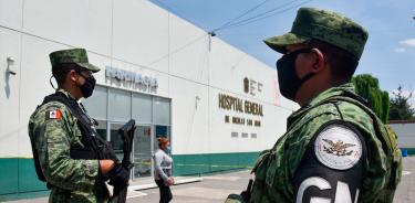 Guardia Nacional vigilará 41 hospitales del Estado de México