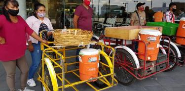 La MH firma acuerdo para ordenar al comercio en triciclos