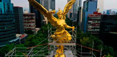 En agosto concluye restauración del Ángel de la Independencia