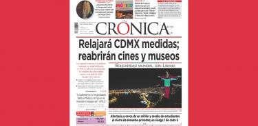 Descarga la edición impresa de Crónica, sábado 8 de agosto